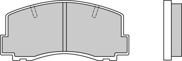 E.T.F. 12-0256 - Brake Pad Set, disc brake autospares.lv