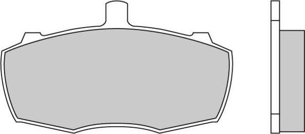 E.T.F. 12-0252 - Brake Pad Set, disc brake autospares.lv
