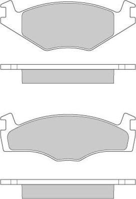 E.T.F. 12-0261 - Brake Pad Set, disc brake autospares.lv