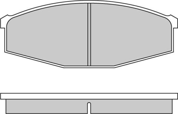 E.T.F. 12-0234 - Brake Pad Set, disc brake autospares.lv