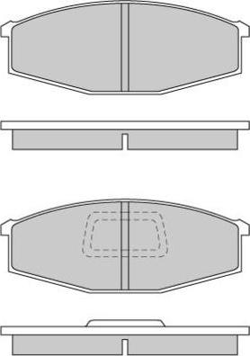 E.T.F. 12-0235 - Brake Pad Set, disc brake autospares.lv