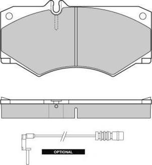 E.T.F. 12-0238 - Brake Pad Set, disc brake autospares.lv