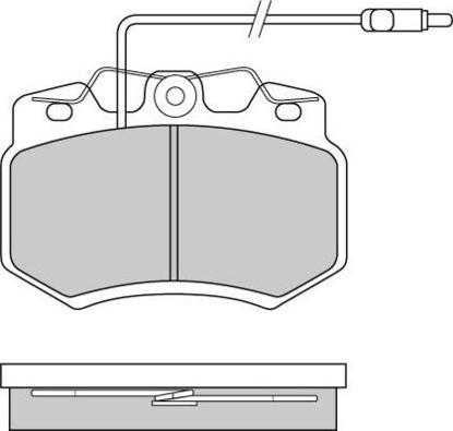 PBR DB1162 - Brake Pad Set, disc brake autospares.lv