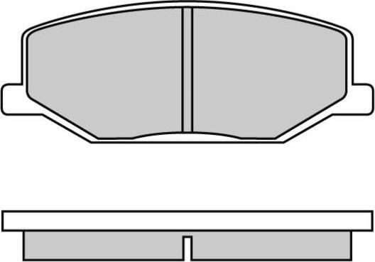 E.T.F. 12-0278 - Brake Pad Set, disc brake autospares.lv