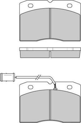 E.T.F. 12-0768 - Brake Pad Set, disc brake autospares.lv