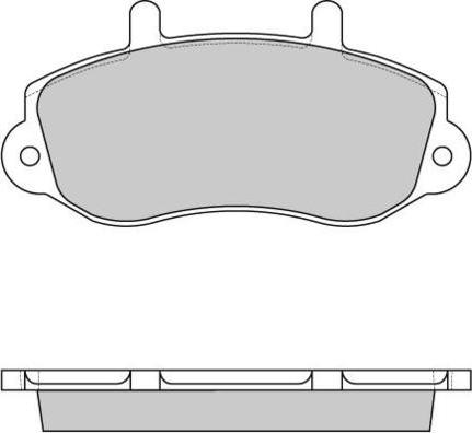 E.T.F. 12-0767 - Brake Pad Set, disc brake autospares.lv