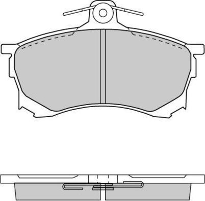 E.T.F. 12-0700 - Brake Pad Set, disc brake autospares.lv