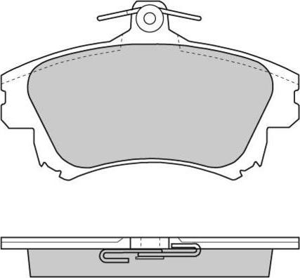 E.T.F. 12-0703 - Brake Pad Set, disc brake autospares.lv