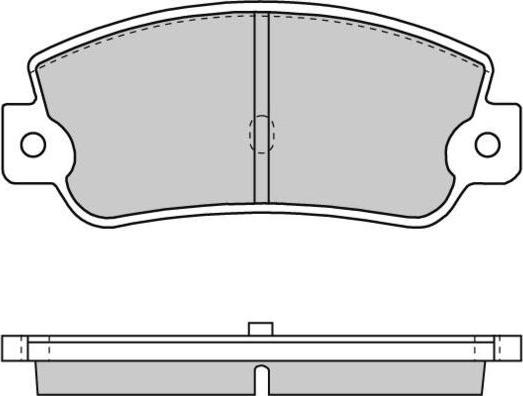 E.T.F. 12-0714 - Brake Pad Set, disc brake autospares.lv