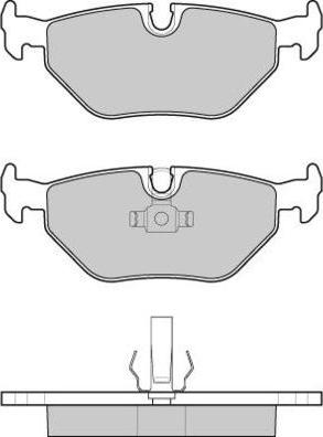 E.T.F. 12-0710 - Brake Pad Set, disc brake autospares.lv