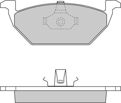 E.T.F. 12-0712 - Brake Pad Set, disc brake autospares.lv