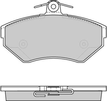 E.T.F. 12-0730 - Brake Pad Set, disc brake autospares.lv