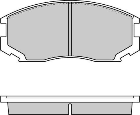 BENDIX 572375 - Brake Pad Set, disc brake autospares.lv