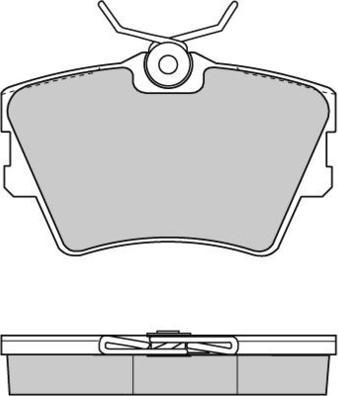 Woking 491300 - Brake Pad Set, disc brake autospares.lv