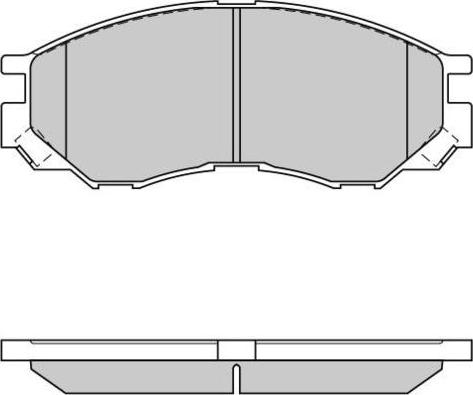 E.T.F. 12-0775 - Brake Pad Set, disc brake autospares.lv