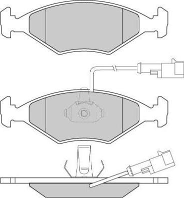 E.T.F. 12-0776 - Brake Pad Set, disc brake autospares.lv