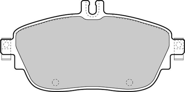 E.T.F. 12-1496 - Brake Pad Set, disc brake autospares.lv