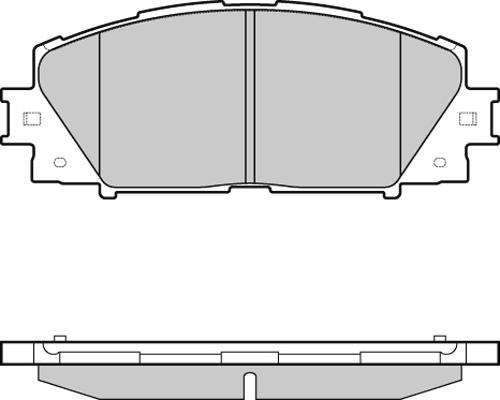 E.T.F. 12-1498 - Brake Pad Set, disc brake autospares.lv