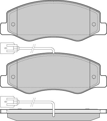 E.T.F. 12-1440 - Brake Pad Set, disc brake autospares.lv