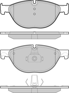 Japanparts JPA0125AF - Brake Pad Set, disc brake autospares.lv