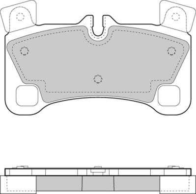 E.T.F. 12-1458 - Brake Pad Set, disc brake autospares.lv