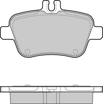 BOSCH 986494664 - Brake Pad Set, disc brake autospares.lv