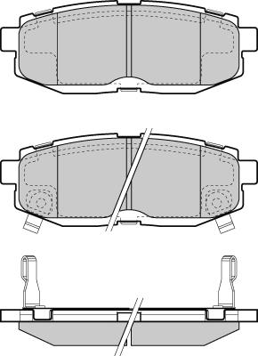 Kager 35-1241 - Brake Pad Set, disc brake autospares.lv