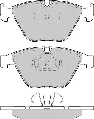 E.T.F. 12-1403 - Brake Pad Set, disc brake autospares.lv