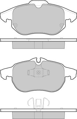 Roadhouse 2888.02 - Brake Pad Set, disc brake autospares.lv