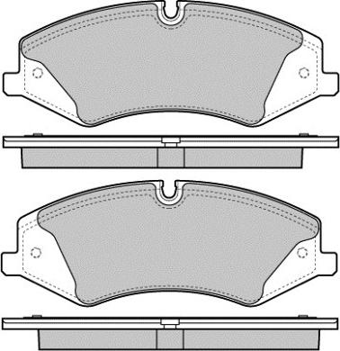 Herth+Buss Jakoparts J3600508 - Brake Pad Set, disc brake autospares.lv