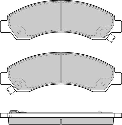 Pemebla JAPPA-006AF - Brake Pad Set, disc brake autospares.lv