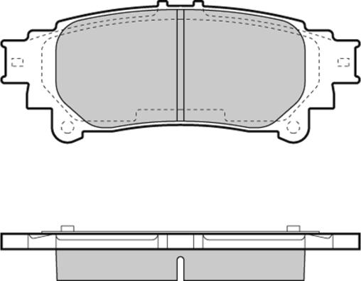 Stark SKBP-0011553 - Brake Pad Set, disc brake autospares.lv