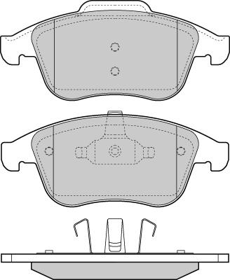 E.T.F. 12-1431 - Brake Pad Set, disc brake autospares.lv