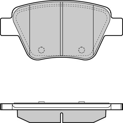 E.T.F. 12-1429 - Brake Pad Set, disc brake autospares.lv