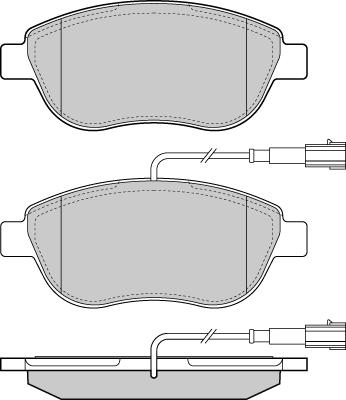 E.T.F. 12-1426 - Brake Pad Set, disc brake autospares.lv