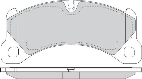 E.T.F. 12-1552 - Brake Pad Set, disc brake autospares.lv