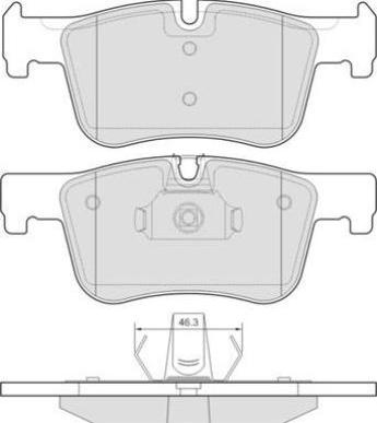 E.T.F. 12-1503 - Brake Pad Set, disc brake autospares.lv