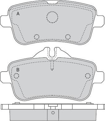 Jurid 573458 - Brake Pad Set, disc brake autospares.lv