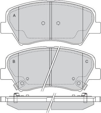 Stellox 000 016-SX - Brake Pad Set, disc brake autospares.lv