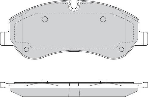 E.T.F. 12-1525 - Brake Pad Set, disc brake autospares.lv