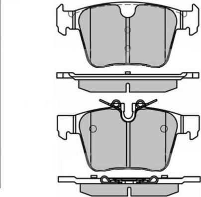 Valeo 302433 - Brake Pad Set, disc brake autospares.lv