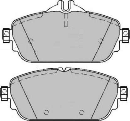 E.T.F. 12-1615 - Brake Pad Set, disc brake autospares.lv