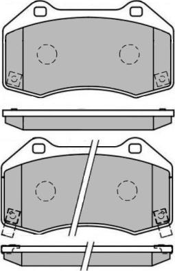 E.T.F. 12-1718 - Brake Pad Set, disc brake autospares.lv