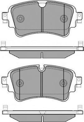 E.T.F. 12-1679 - Brake Pad Set, disc brake autospares.lv