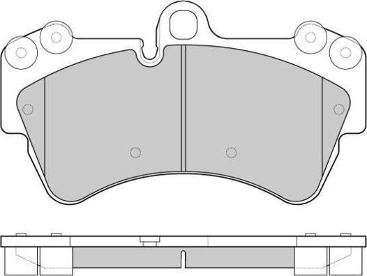 E.T.F. 12-1099 - Brake Pad Set, disc brake autospares.lv