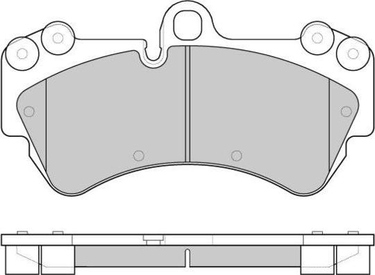 E.T.F. 12-1098 - Brake Pad Set, disc brake autospares.lv