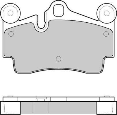 E.T.F. 12-1097 - Brake Pad Set, disc brake autospares.lv