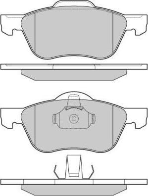 E.T.F. 12-1048 - Brake Pad Set, disc brake autospares.lv