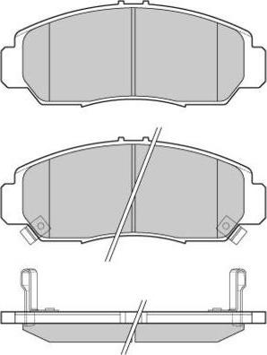 E.T.F. 12-1059 - Brake Pad Set, disc brake autospares.lv