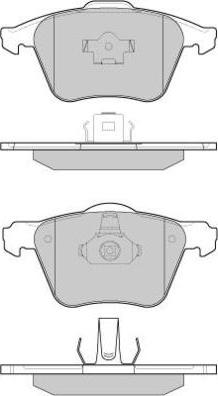 ITN 16-BP1372 - Brake Pad Set, disc brake autospares.lv